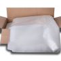 200 Pack Heavy Duty Clear Bin Liners 18x29x39, 136 Gauge Transparent Refuse Sacks, Strong Polythene Waste Bags