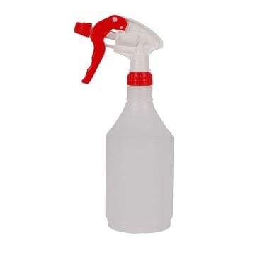 750ml Spray Bottle With Red Trigger Head | Adjustable Nozzle with Sturdy Trigger for Precise and Efficient Dispensing of Cleaning Solutions