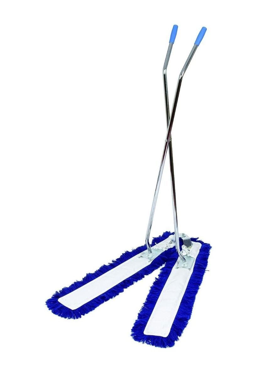 Abbey Blue V Sweeper Complete Kit 100cm Scissor Mop Floor Sweeper